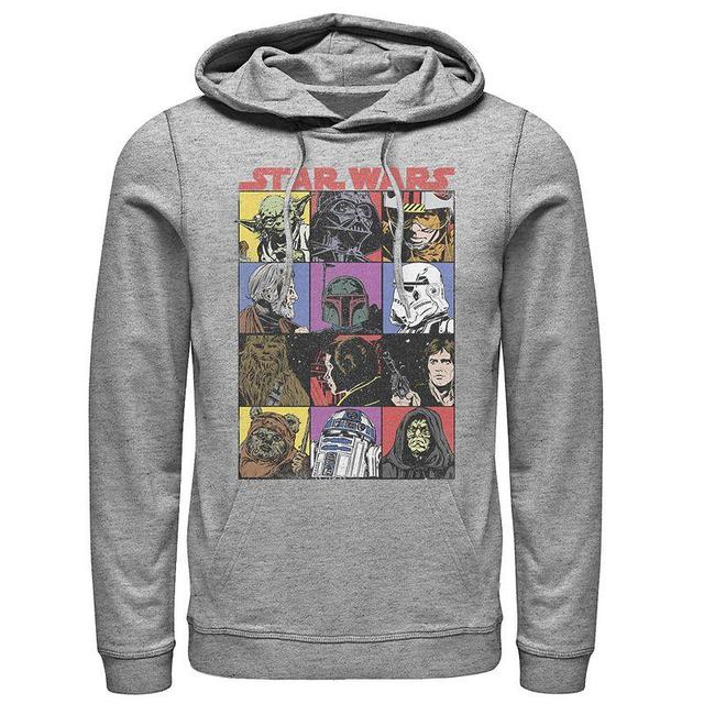 Mens Star Wars Comic Strip Cartoon Group Hoodie Product Image