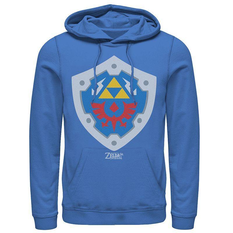 Mens Nintendo Legend Of Zelda Links Awakening Hylian Shield Logo Graphic Hoodie Product Image