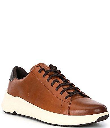 Cole Haan Mens  ZERGRAND Topspin Pro Leather Sneakers Product Image