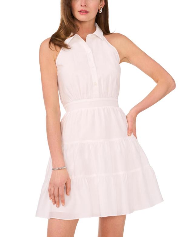 Women's Collared Tiered Mini Dress Product Image