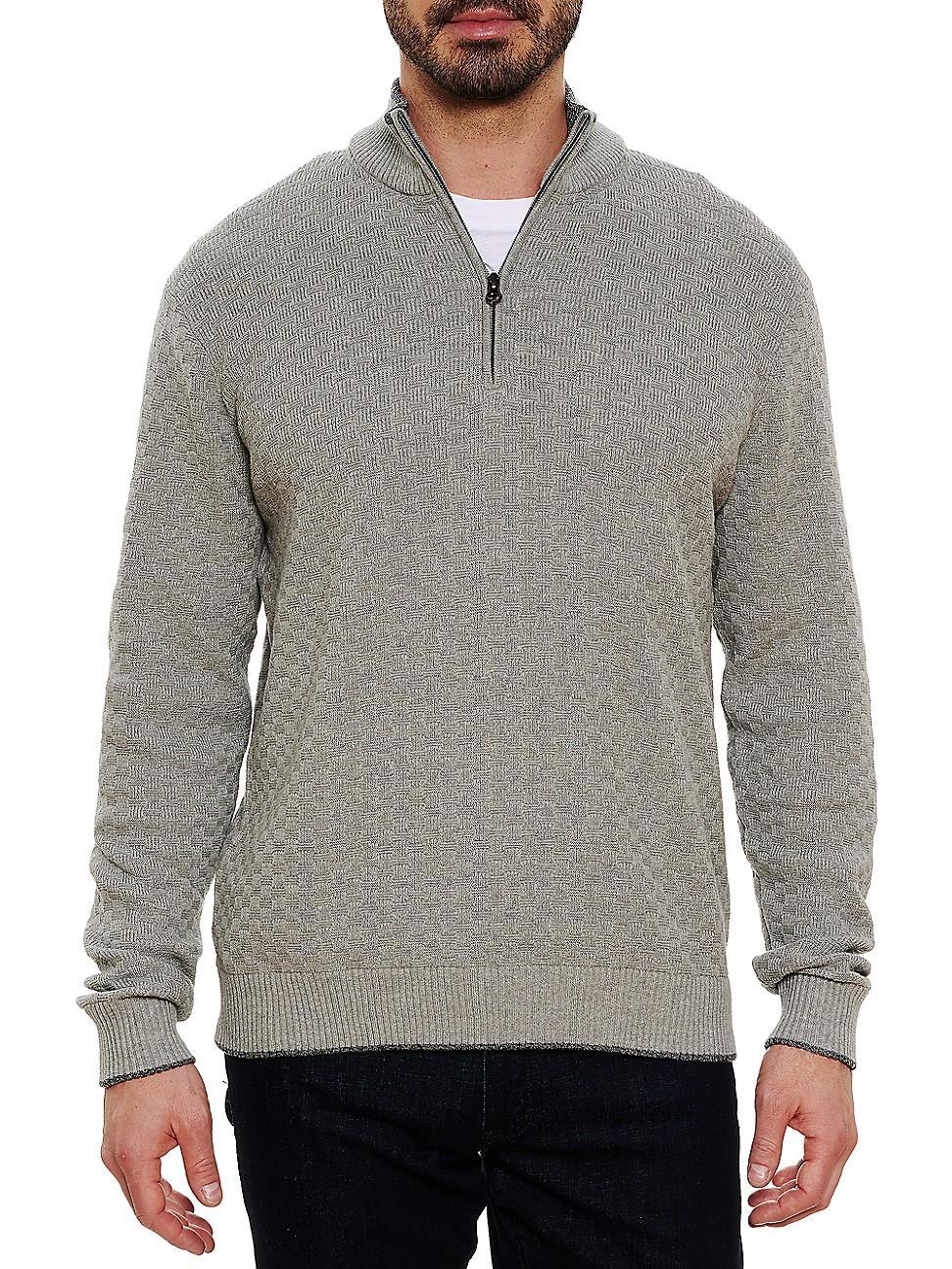 Mens Hervey Quarter-Zip Sweater Product Image