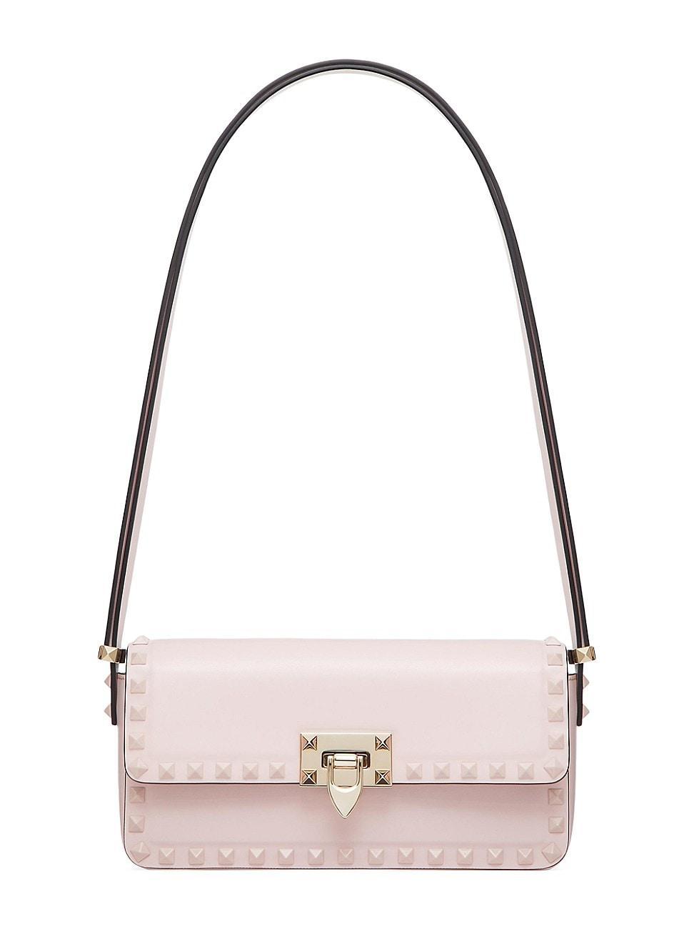 Womens Rockstud23 East-West Smooth Calfskin Shoulder Bag Product Image