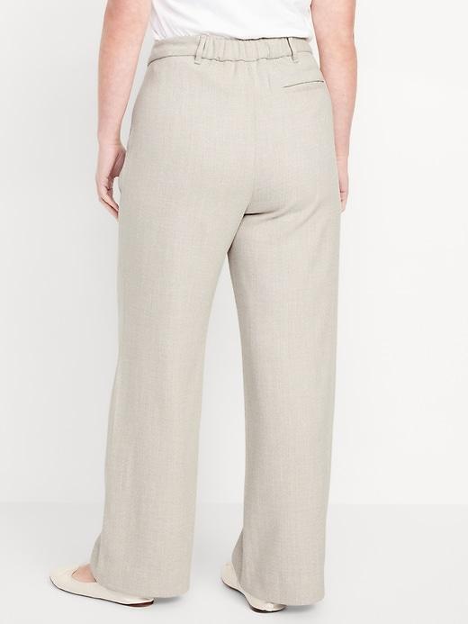 Extra High-Waisted Taylor Wide-Leg Trouser Pants Product Image