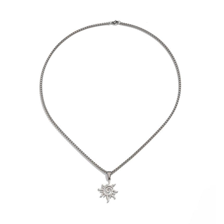 Sun Pendant Alloy Necklace Product Image