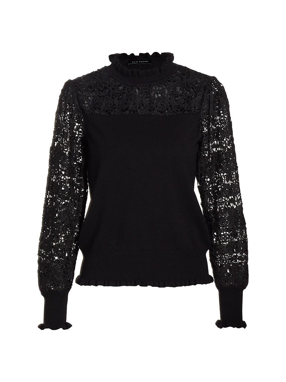 Womens The Felicity Crochet Sweater Product Image