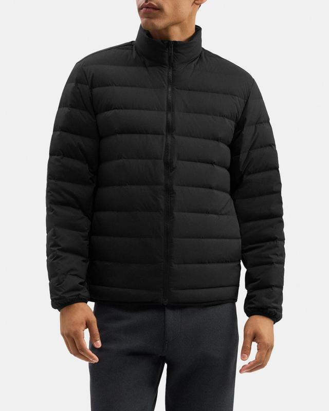 Quilted Jacket in Stretch Poly Product Image