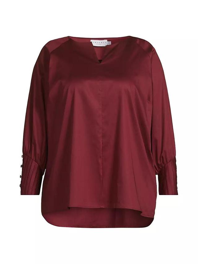 Womens Plus Cerys Cotton Blouse Product Image