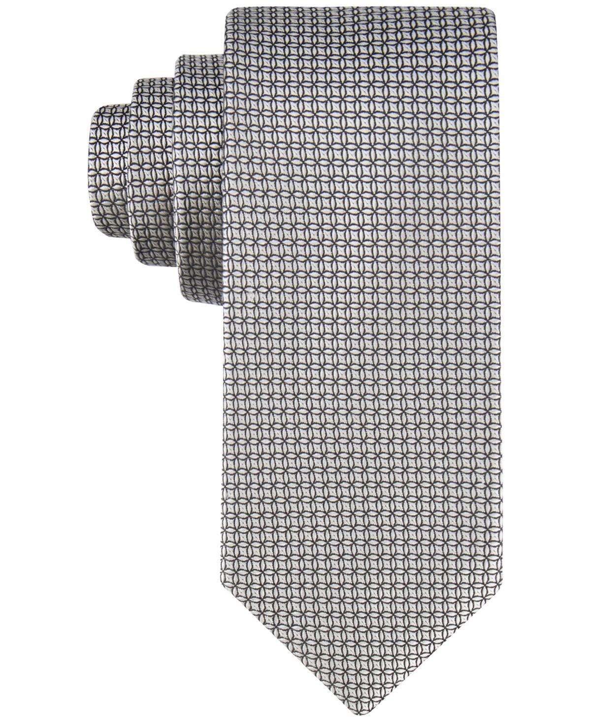 Calvin Klein Mens Solid Geo-Print Tie Product Image