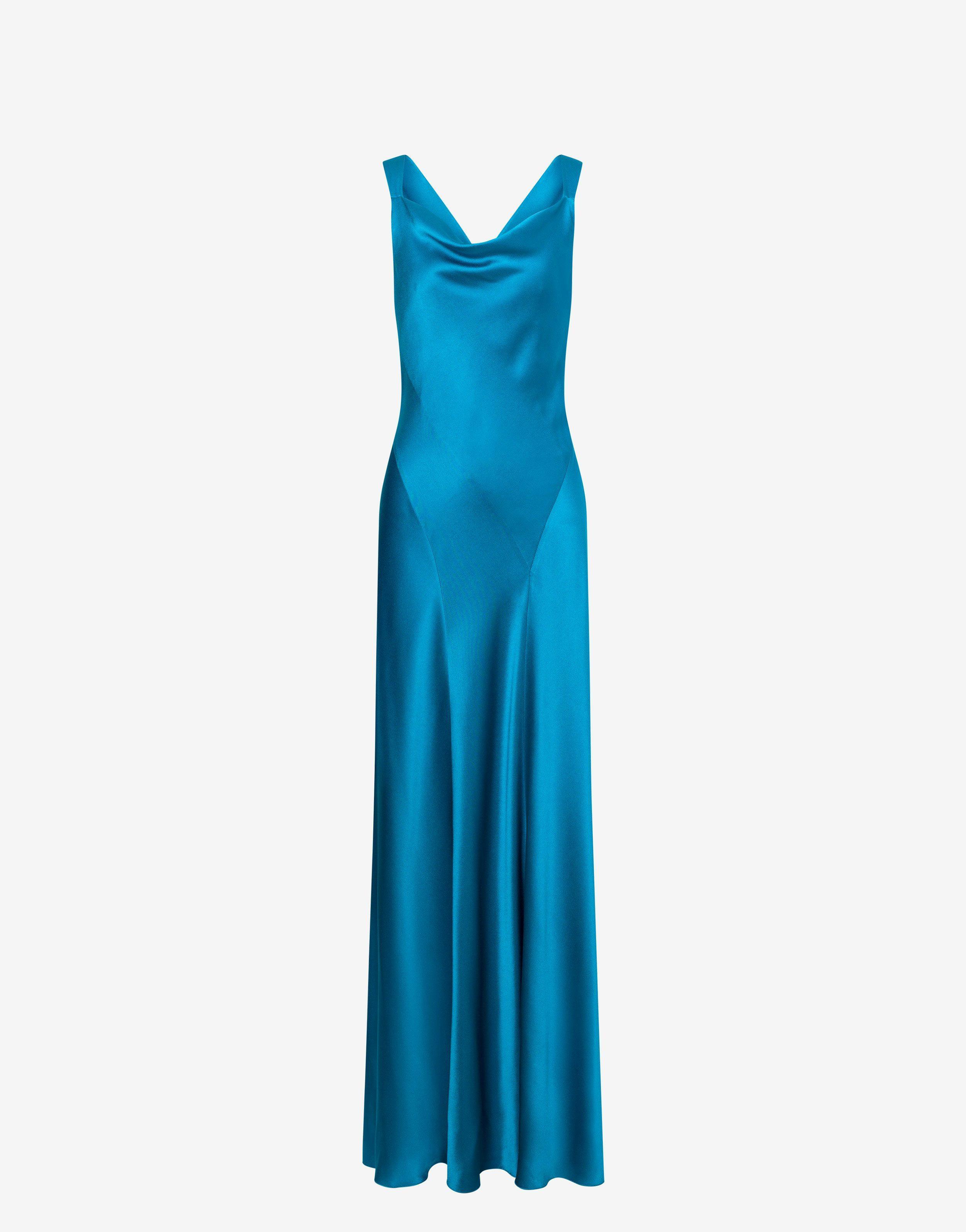 Satin dress with cut-out Cocktail Product Image