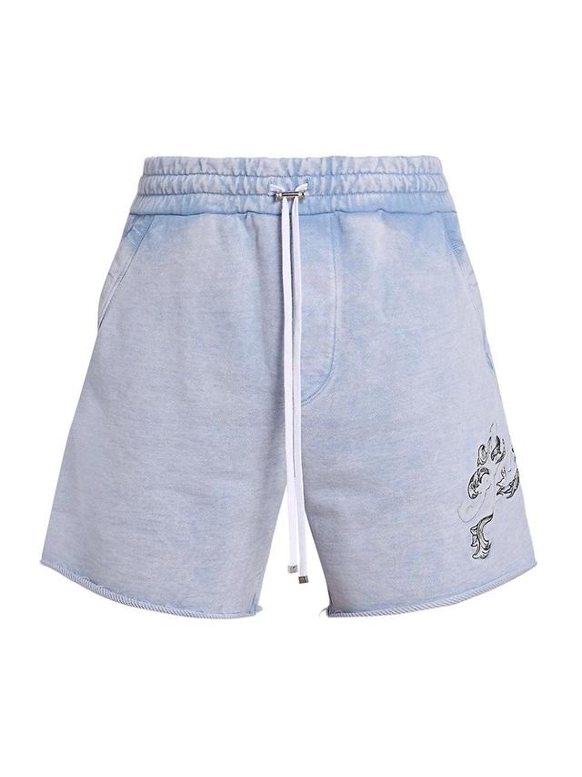 Mens Filigree Logo Cotton Sweatshorts Product Image