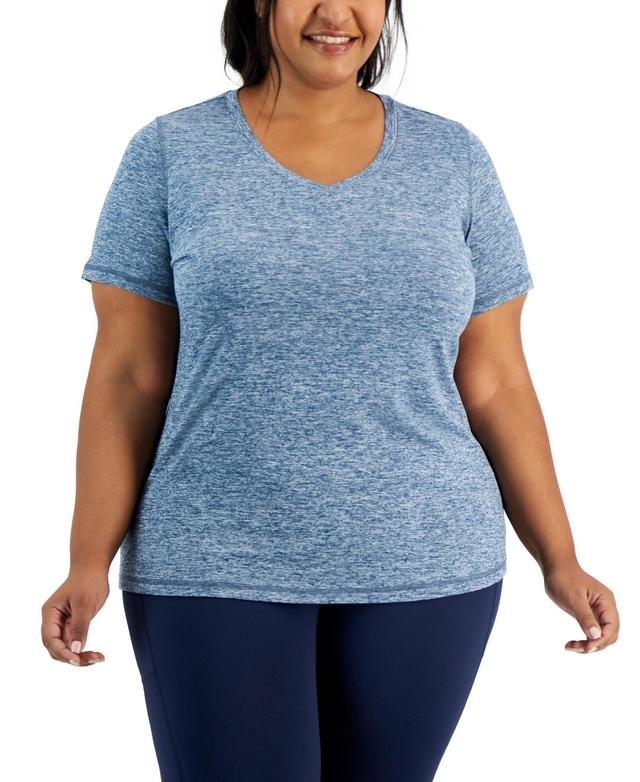 Id Ideology Womens Essentials Rapidry Heathered Performance T-Shirt, Created for Macys Product Image