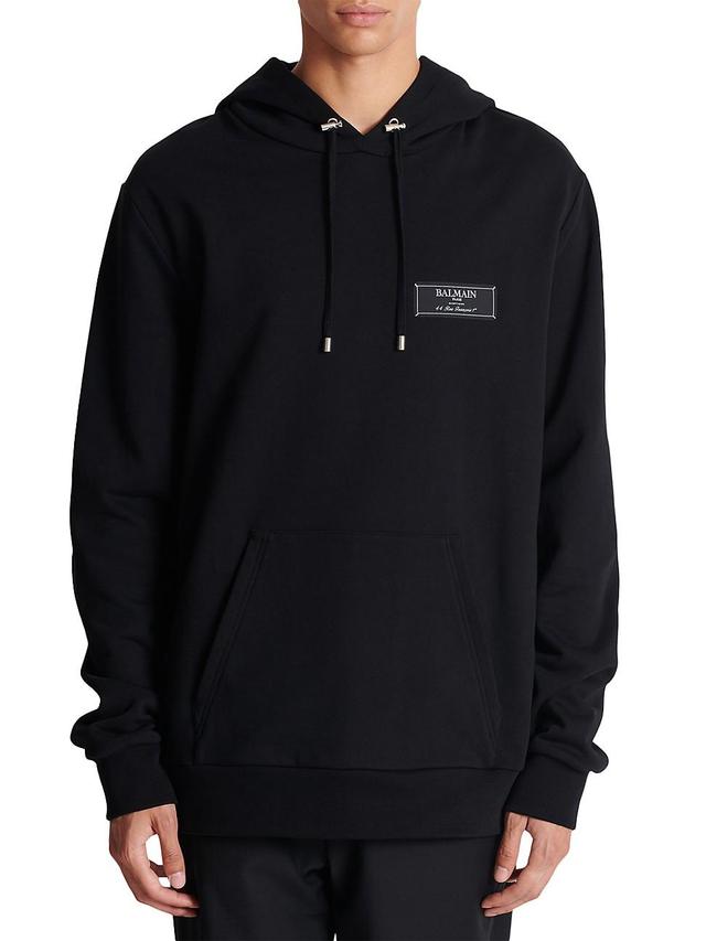 Mens Logo Cotton Hoodie Product Image