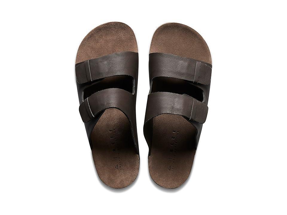 Reef Ojai Two Bar Leather) Men's Sandals Product Image