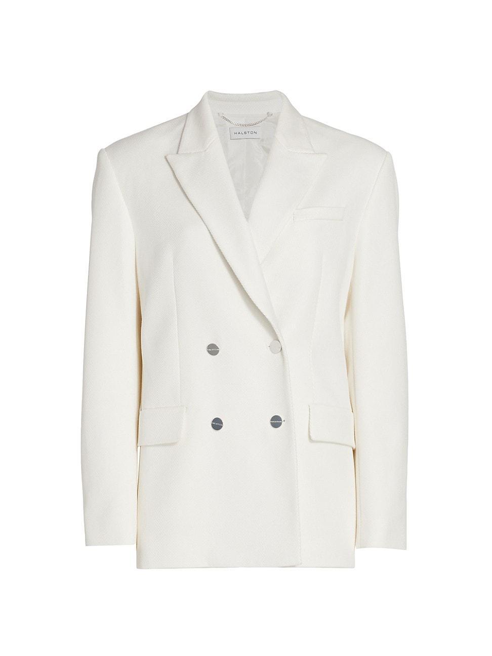 Womens Corinne Twill Tailored Blazer Product Image