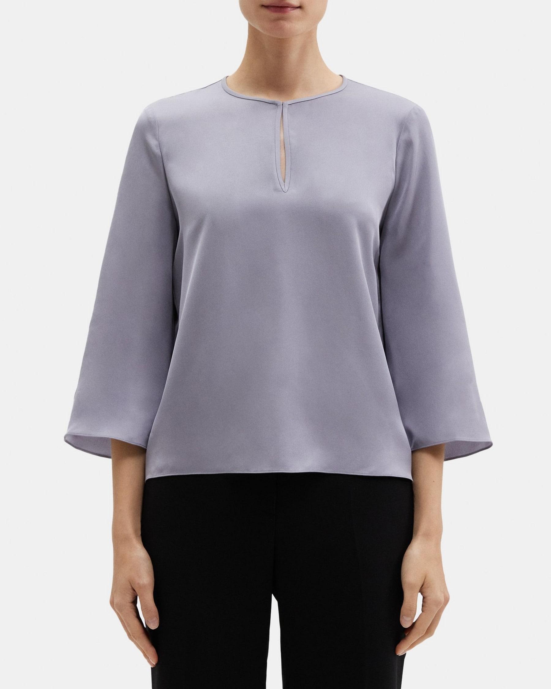 Popover Blouse in Silk Georgette Product Image