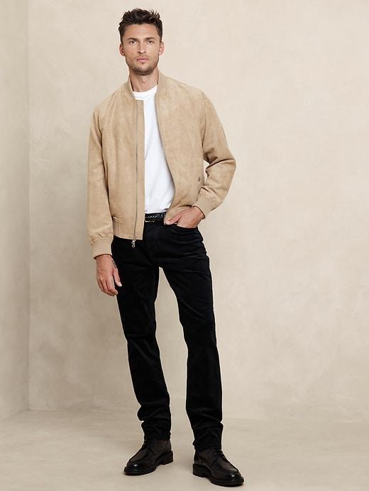 Vegan Suede Bomber Product Image