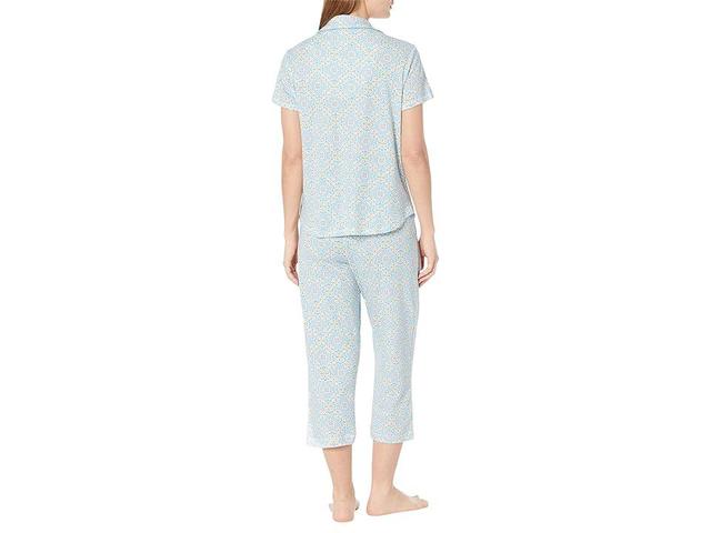 Karen Neuburger Petite Wild Dreamer Short Sleeve Girlfriend PJ Set (Petal/Vine Medallion) Women's Pajama Sets Product Image