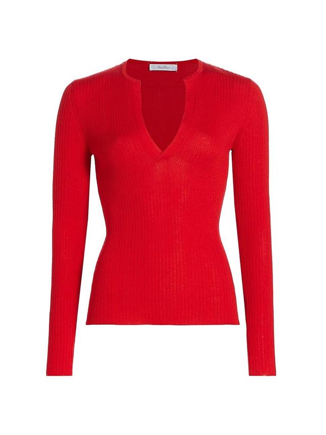 Womens Urlo Silk & Cashmere-Blend Sweater Product Image