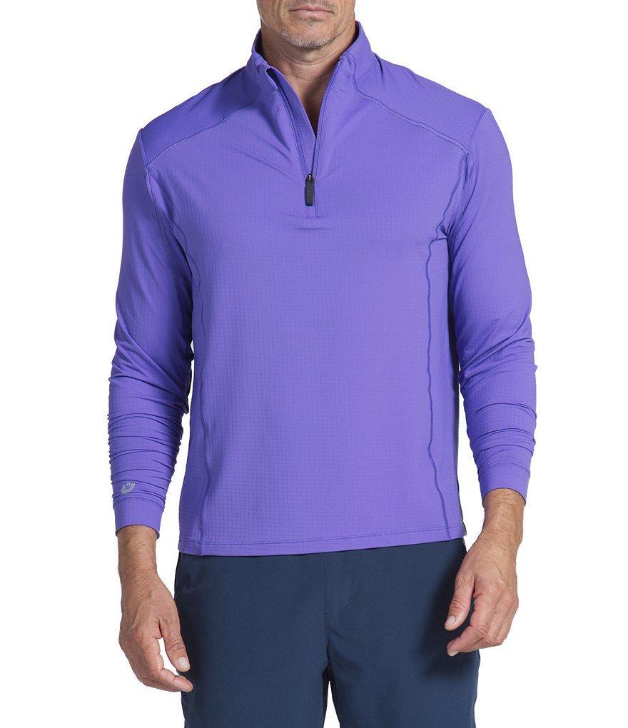 IBKUL Long-Sleeve UPF Mockneck Pullover Product Image