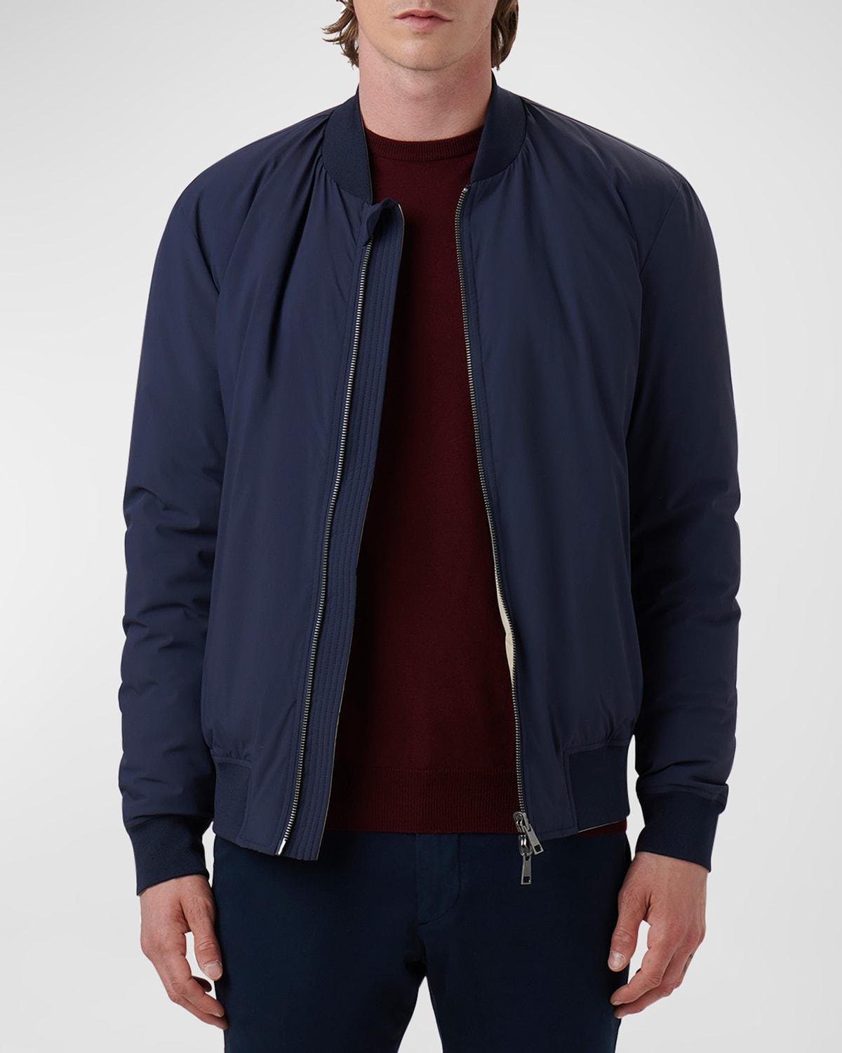 Bugatchi Water Resistant Reversible Bomber Jacket Product Image