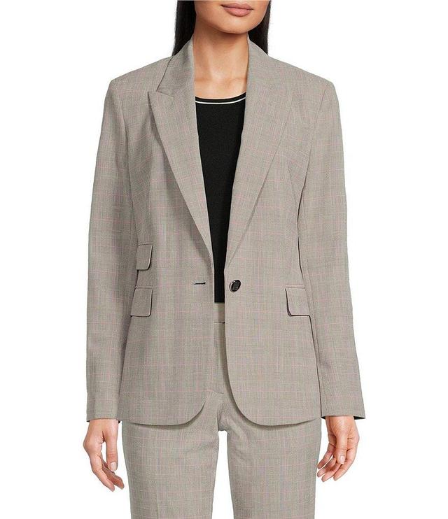 KARL LAGERFELD PARIS Notch Lapel Long Sleeve Coordinating Blazer Product Image