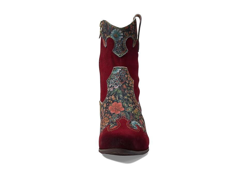 LArtiste by Spring Step Ladyluck Bootie | Womens | Red | Size EU 39 / US 8.5 | Boots Product Image