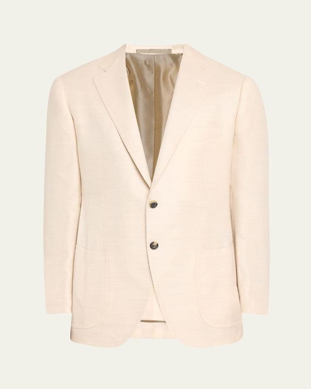 Mens Cashmere-Silk Twill Sport Coat Product Image