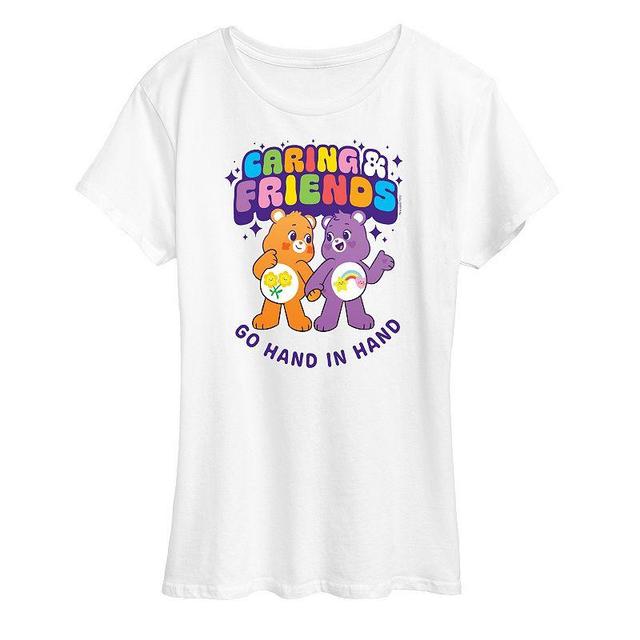 Womens Care Bears Friendship And Caring Graphic Tee, Girls Product Image