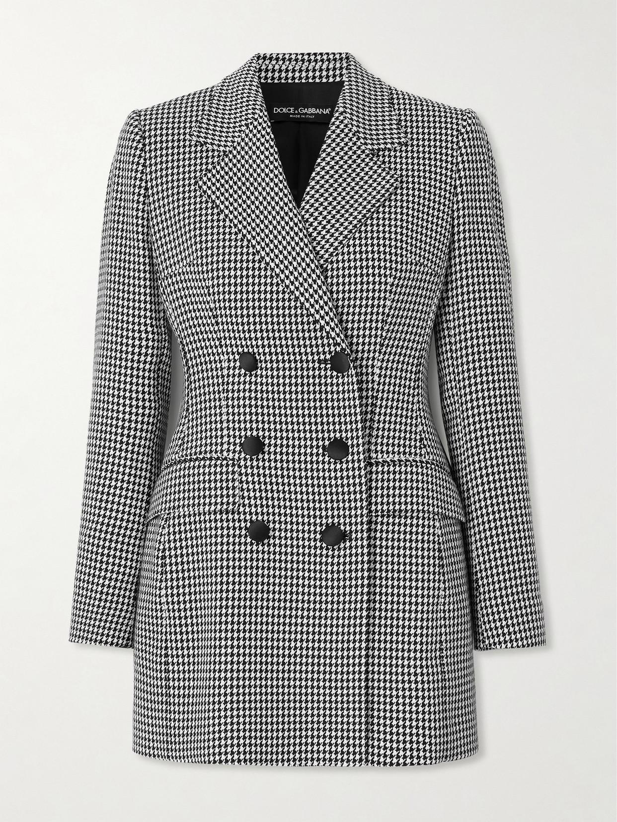 DOLCE & GABBANA Check Pattern Jacket In Multicolor Product Image