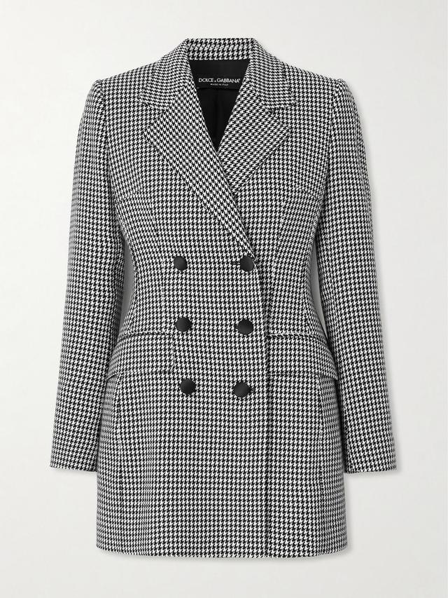 DOLCE & GABBANA Check Pattern Jacket In Multicolor Product Image