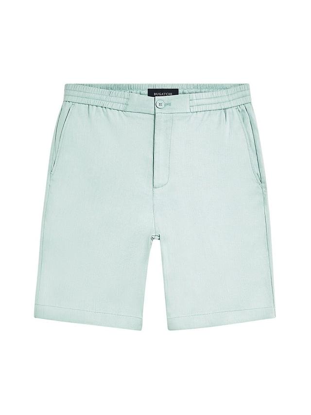 Mens Linen & Cotton-Blend Elasticized Shorts Product Image