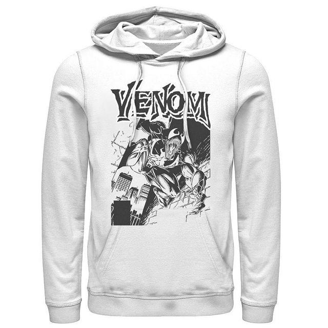 Mens Marvel Venom Street Cover Comic Illustration Graphic Hoodie Product Image