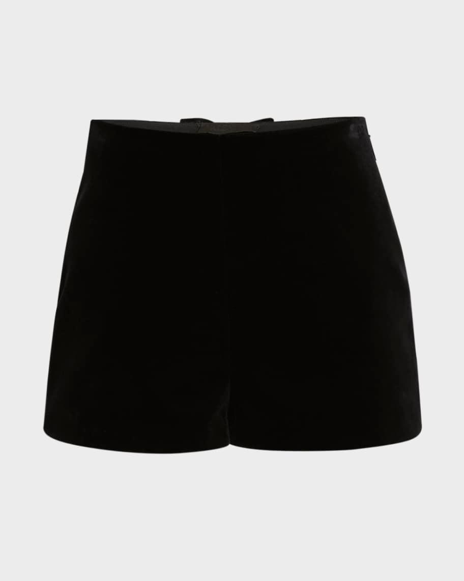 Bow Velvet Hot Shorts Product Image