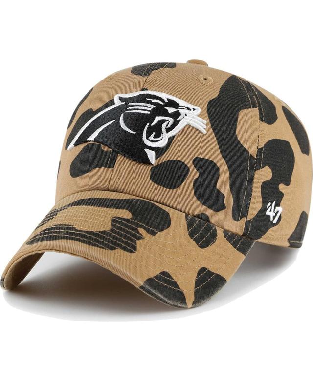 Womens 47 Brand Tan Carolina Panthers Rosette Clean Up Adjustable Hat Product Image