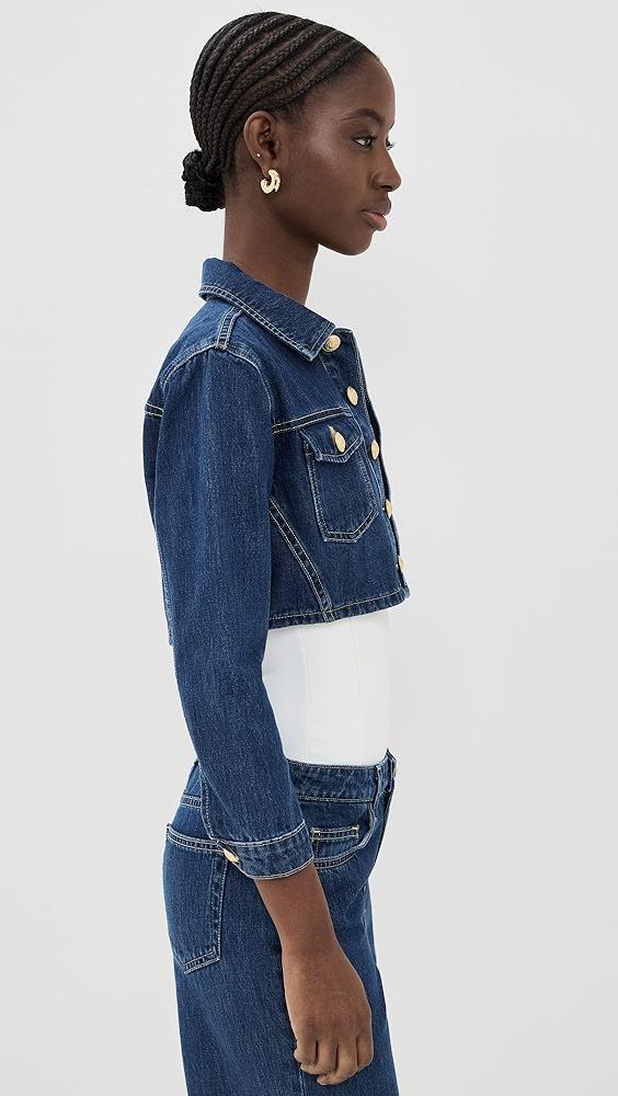 L'AGENCE Genevie Crop Jacket | Shopbop Product Image