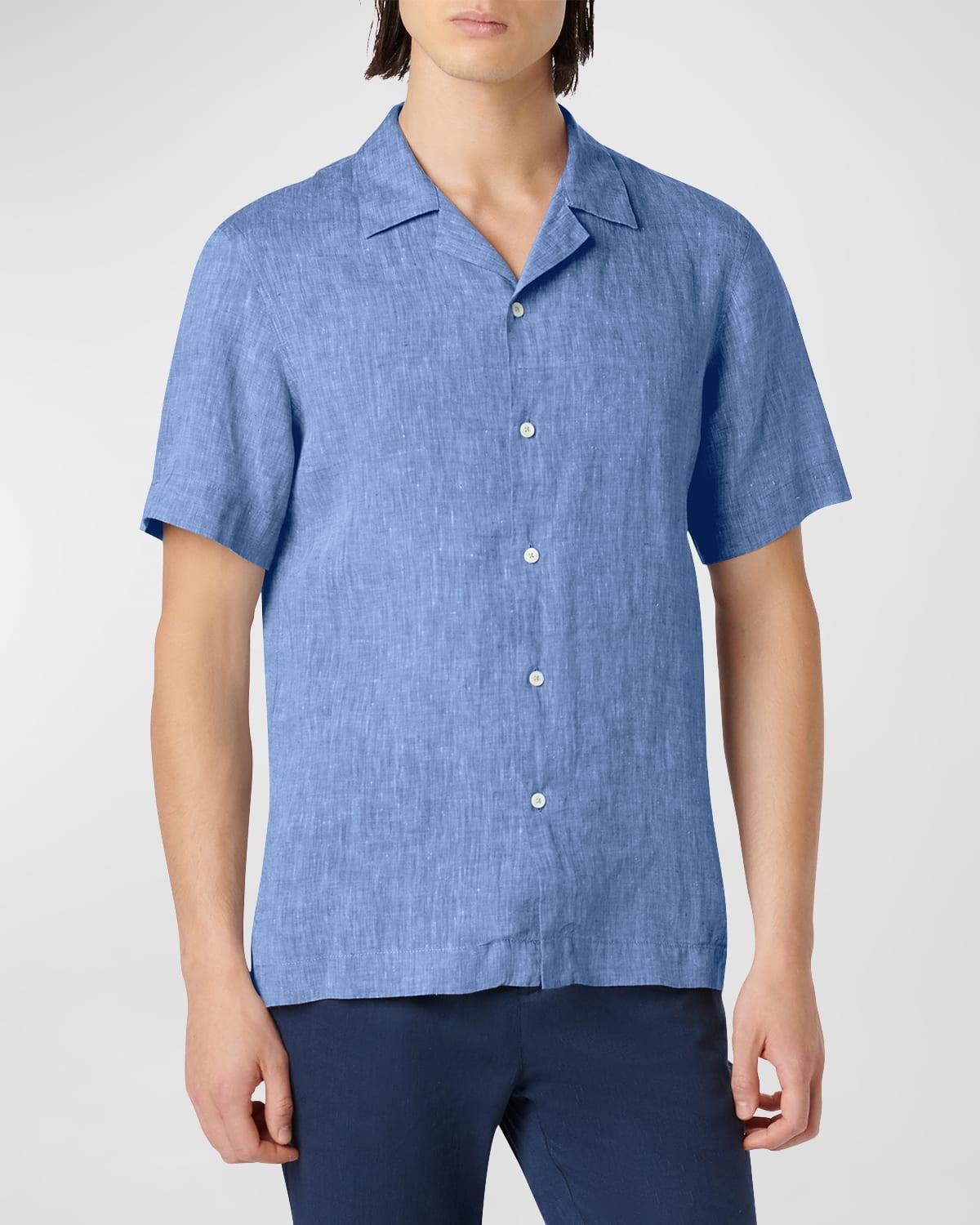 Mens Camp Linen Short-Sleeve Shirt Product Image