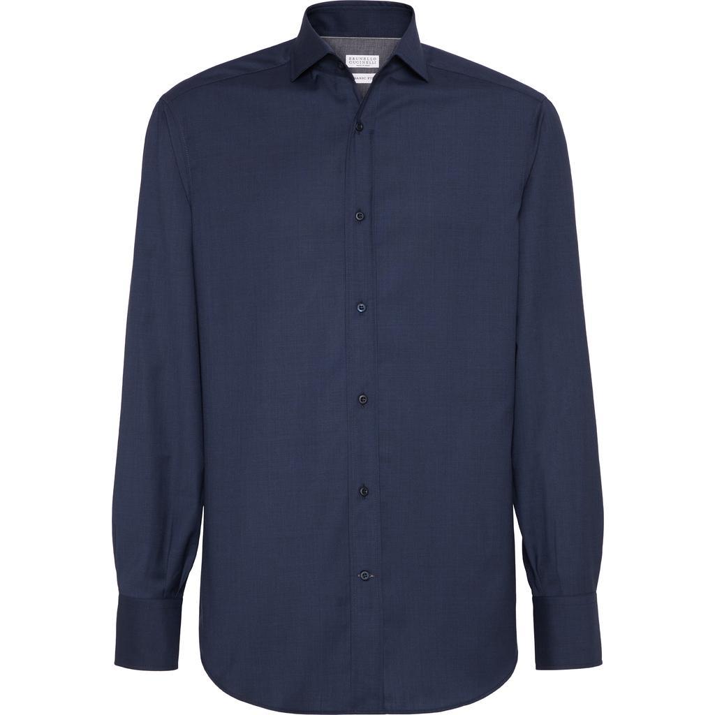 BRUNELLO CUCINELLI Shirts In Blue Product Image