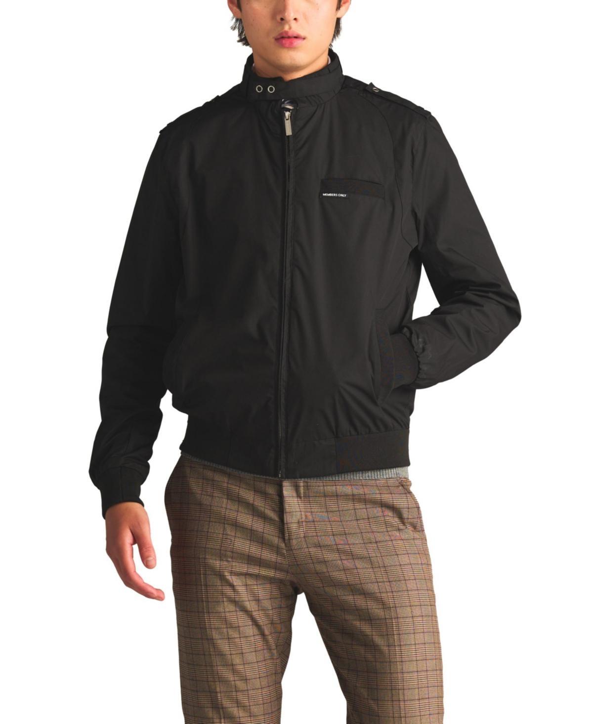 Members Only Mens Classic Iconic Racer Jacket (Slim Fit) Product Image