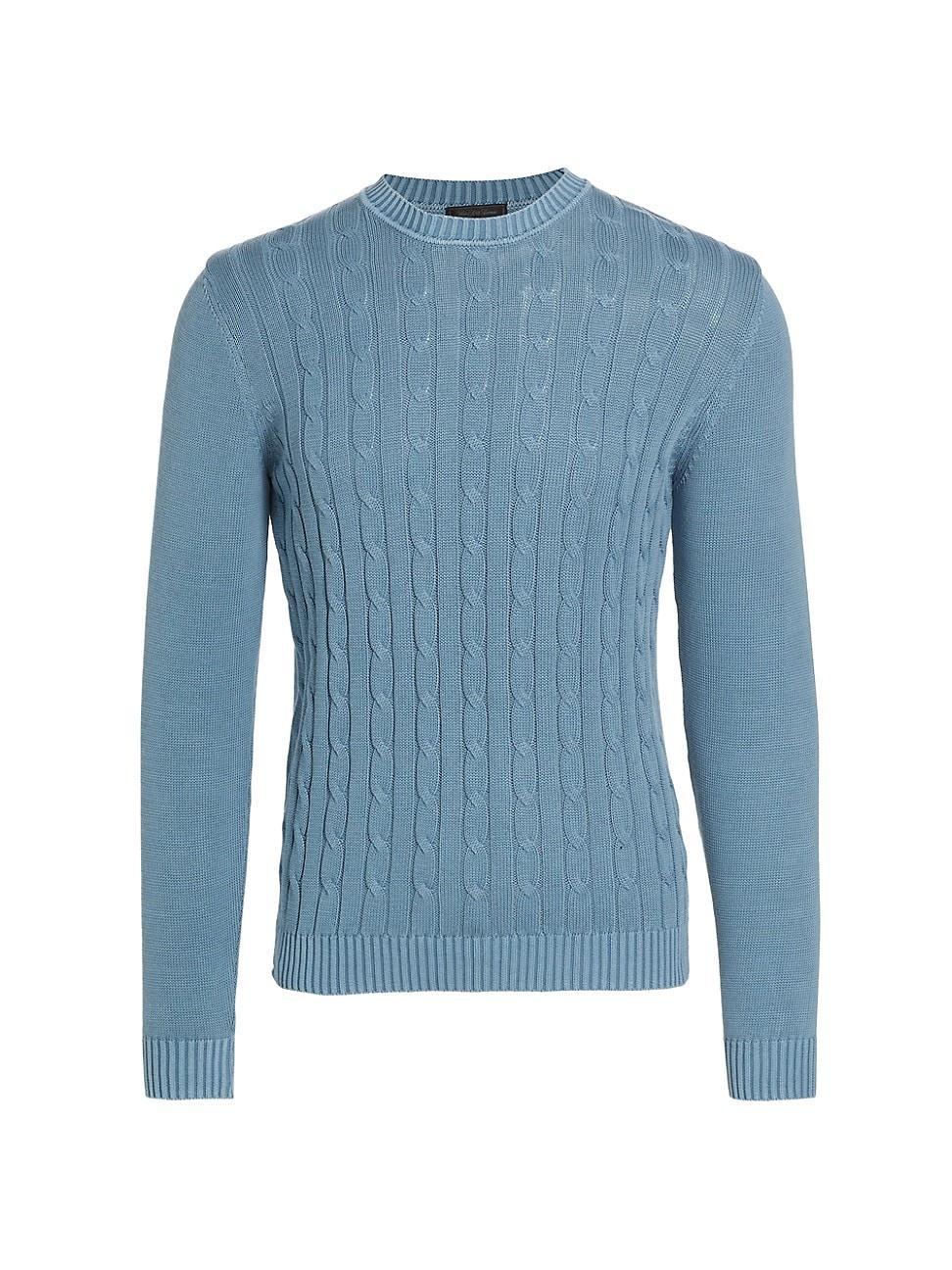 Mens COLLECTION Garment-Dyed Cotton Crewneck Sweater Product Image