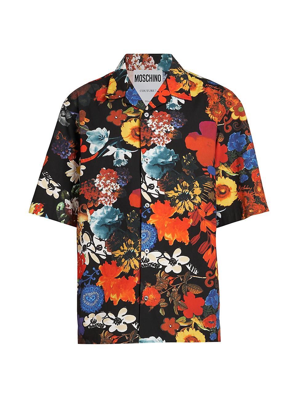 Mens Floral Camp Shirt Product Image