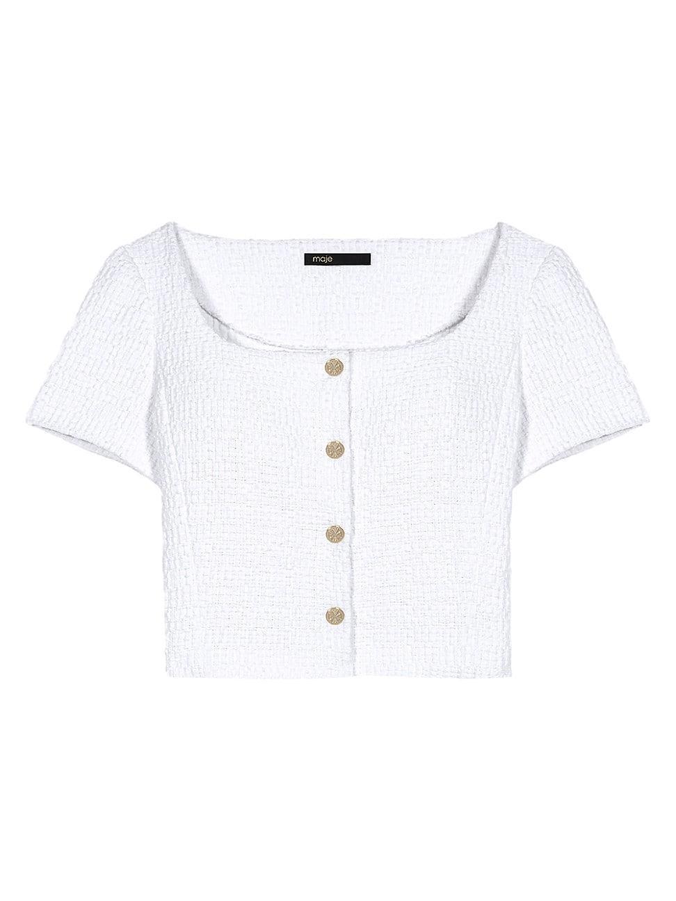 Womens Tweed Top Product Image