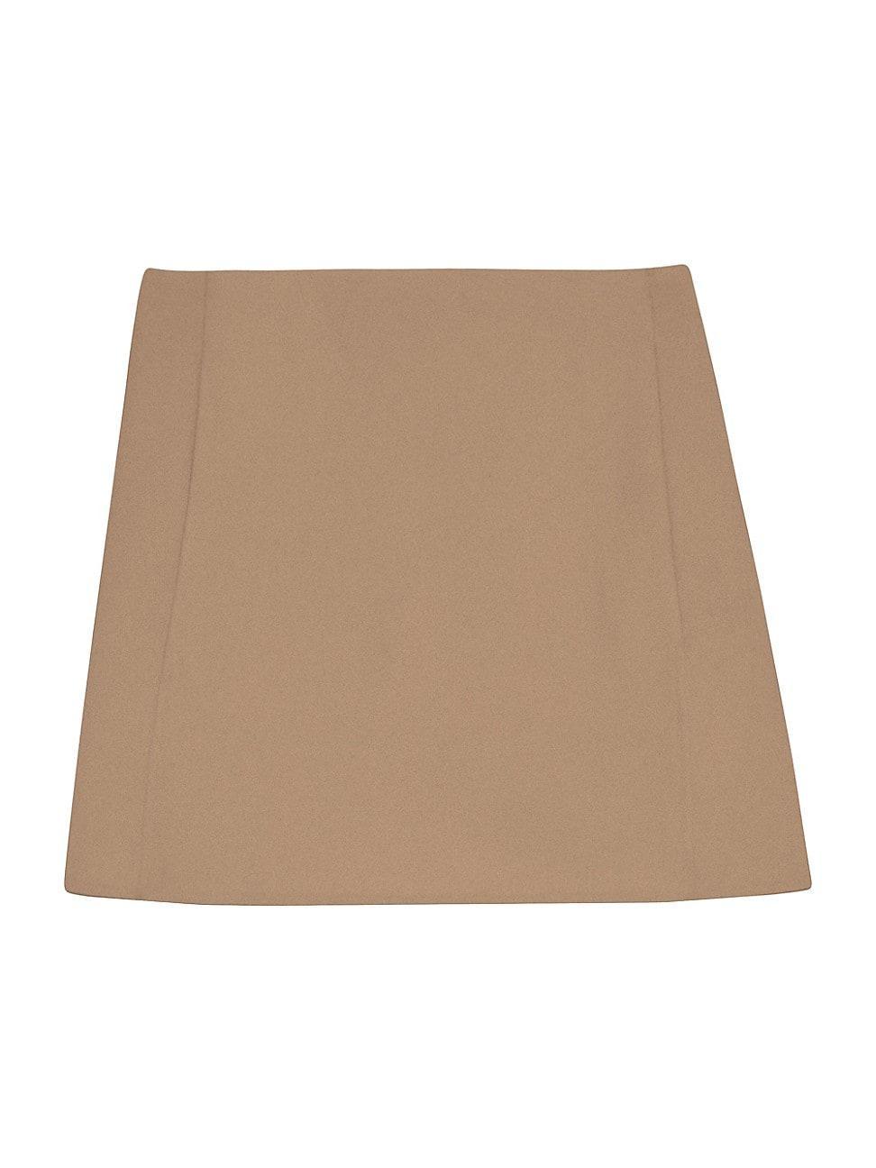 Womens Wool-Cashmere Miniskirt Product Image