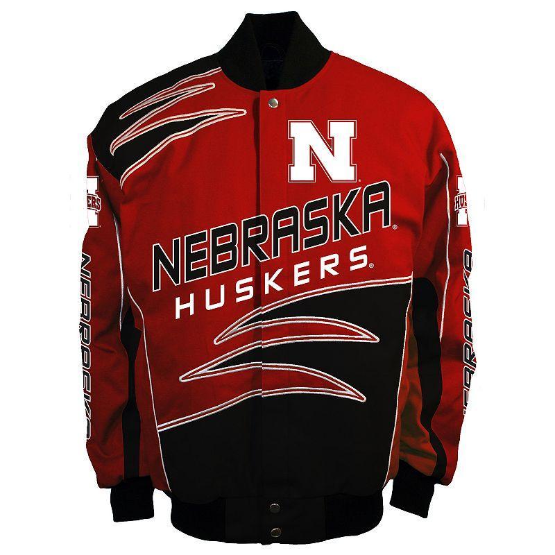 Mens Franchise Club Nebraska Cornhuskers Shred Twill Jacket Product Image