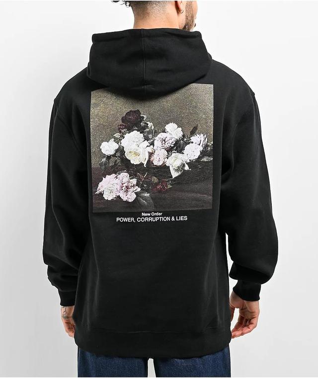 New Order by Color Bars Power, Corruption & Lies Black Hoodie Product Image