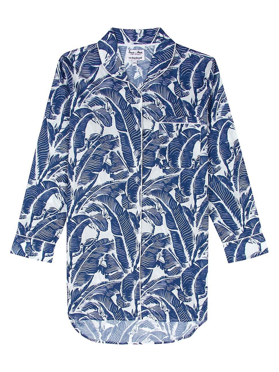 Womens Martinique Banana Leaf Night Shirt Product Image