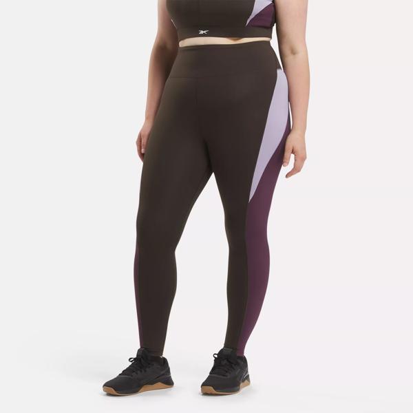 Lux High-Rise Colorblock Leggings (Plus Size) Product Image