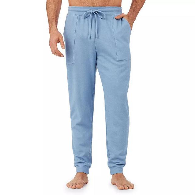 Mens Cuddl Duds Essentials Banded-Bottom Pajama Pants Blue Blue Product Image