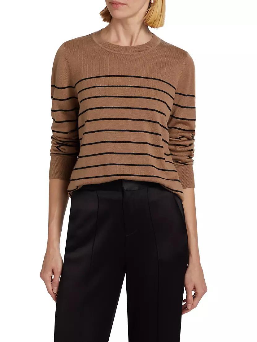 Lucinda Striped Crewneck Sweater Product Image