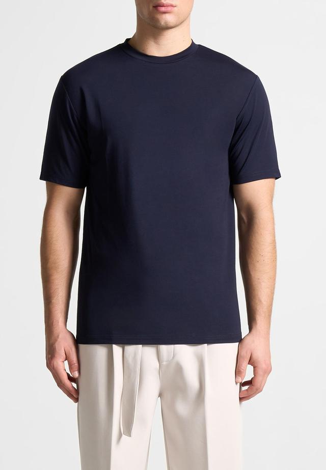 Éternel Fitted Luxe T-Shirt - Navy Male Product Image