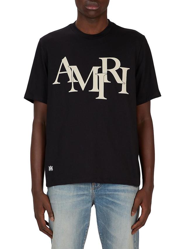 Mens Amiri Staggered T-Shirt Product Image